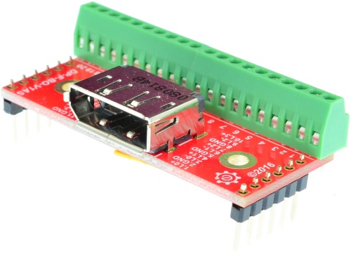 Displayport Female connector Breakout Board elabguy